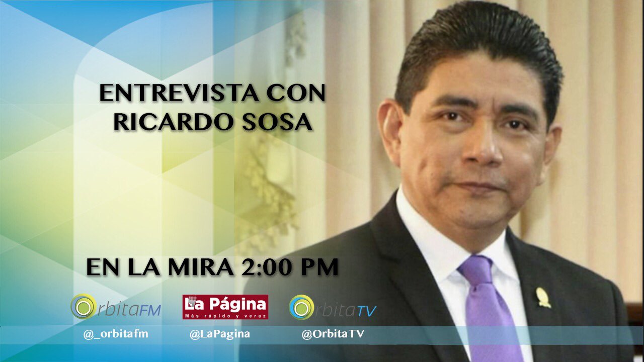 EnVivo "En la mira" con Ricardo Sosa Ricardo Sosa